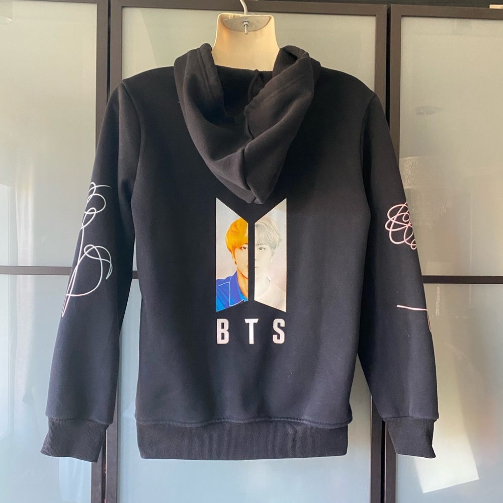 BTS Love Yourself black sweatshirt hoodie S